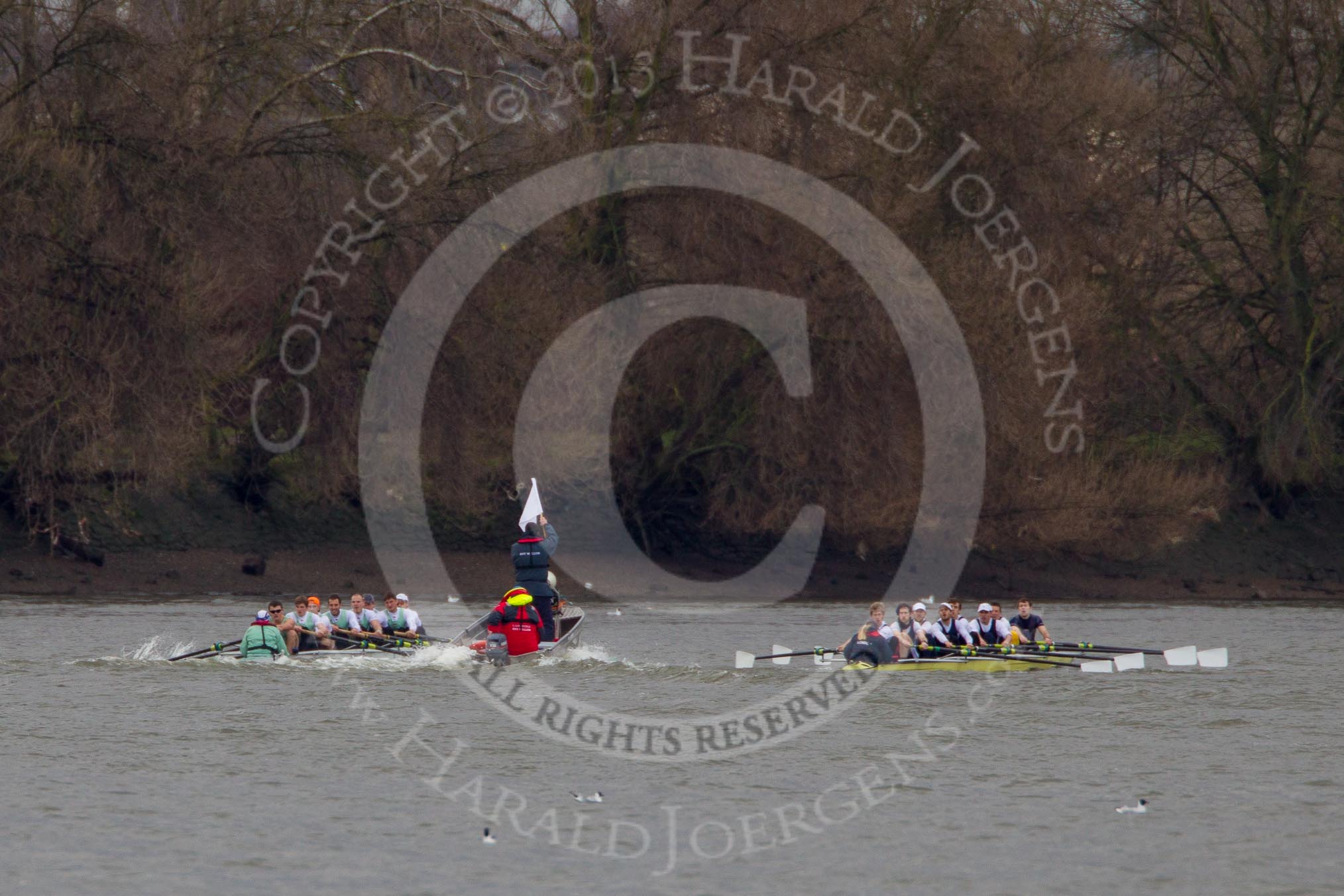 The Boat Race season 2013 - fixture CUBC vs Molesey BC, Goldie vs London RC.
Tideway,
London SW15,

United Kingdom,
on 16 March 2013 at 15:12, image #70