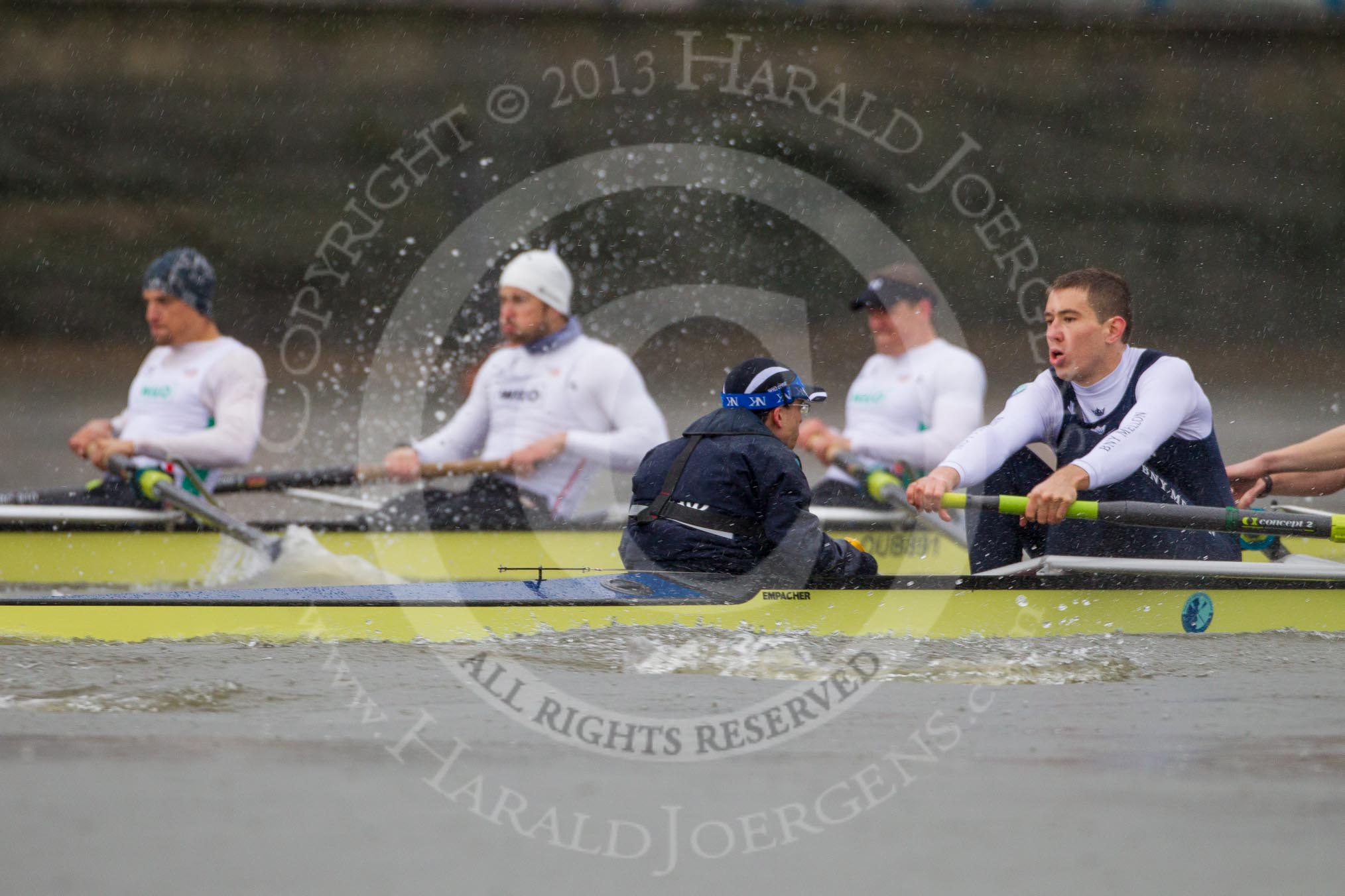 The Boat Race season 2013 - fixture OUBC vs German Eight.
River Thames,
London SW15,

United Kingdom,
on 17 March 2013 at 15:00, image #46