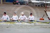 The Boat Race season 2013 - fixture OUBC vs German Eight.
River Thames,
London SW15,

United Kingdom,
on 17 March 2013 at 15:01, image #58