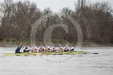 The Boat Race season 2013 - fixture OUBC vs German Eight.
River Thames,
London SW15,

United Kingdom,
on 17 March 2013 at 15:23, image #122