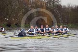 The Boat Race season 2013 - fixture OUBC vs German Eight.
River Thames,
London SW15,

United Kingdom,
on 17 March 2013 at 15:26, image #142