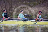 The Boat Race season 2013 - CUWBC training: In the CUWBC reserve boat Blondie 4 seat Lucy Griffin, 5 Sara Lackner and 6 Helena Schofield..
River Thames near Remenham,
Henley-on-Thames,
Oxfordshire,
United Kingdom,
on 19 March 2013 at 15:41, image #70
