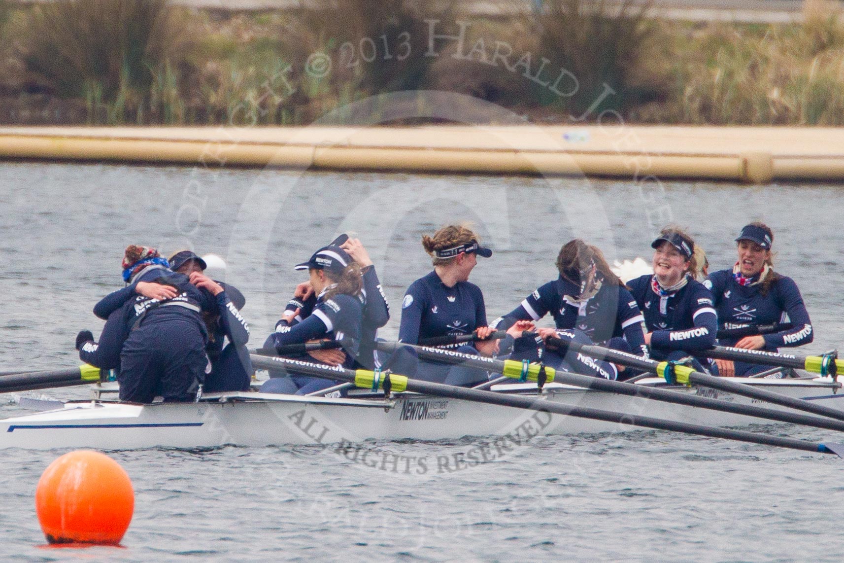 The Women's Boat Race and Henley Boat Races 2013.
Dorney Lake,
Dorney, Windsor,
Buckinghamshire,
United Kingdom,
on 24 March 2013 at 14:15, image #280