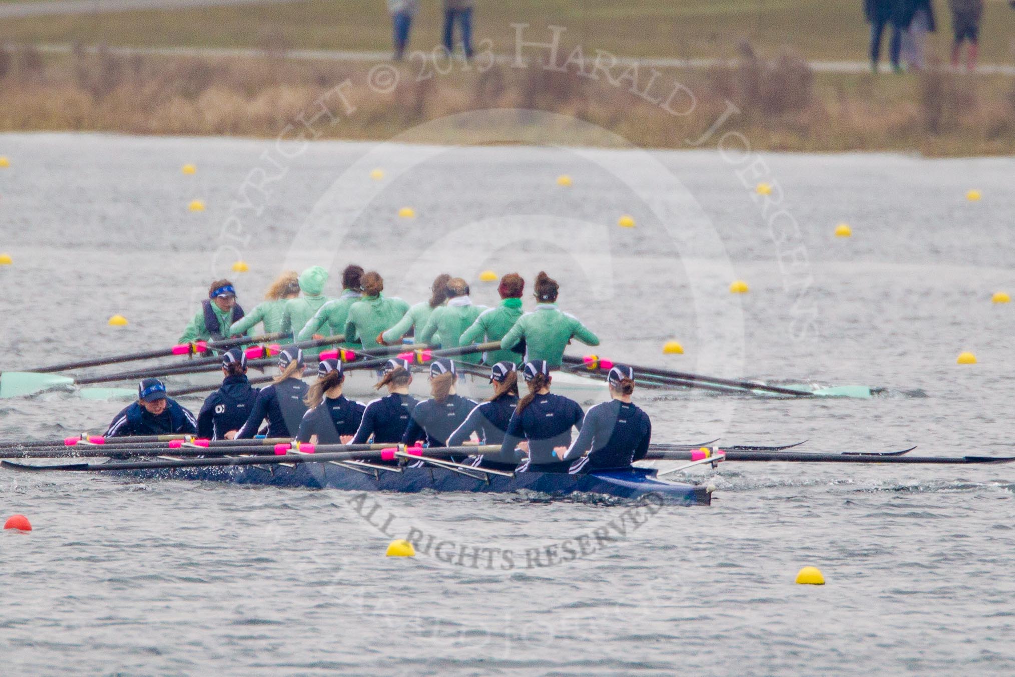 The Women's Boat Race and Henley Boat Races 2013.
Dorney Lake,
Dorney, Windsor,
Buckinghamshire,
United Kingdom,
on 24 March 2013 at 14:39, image #335