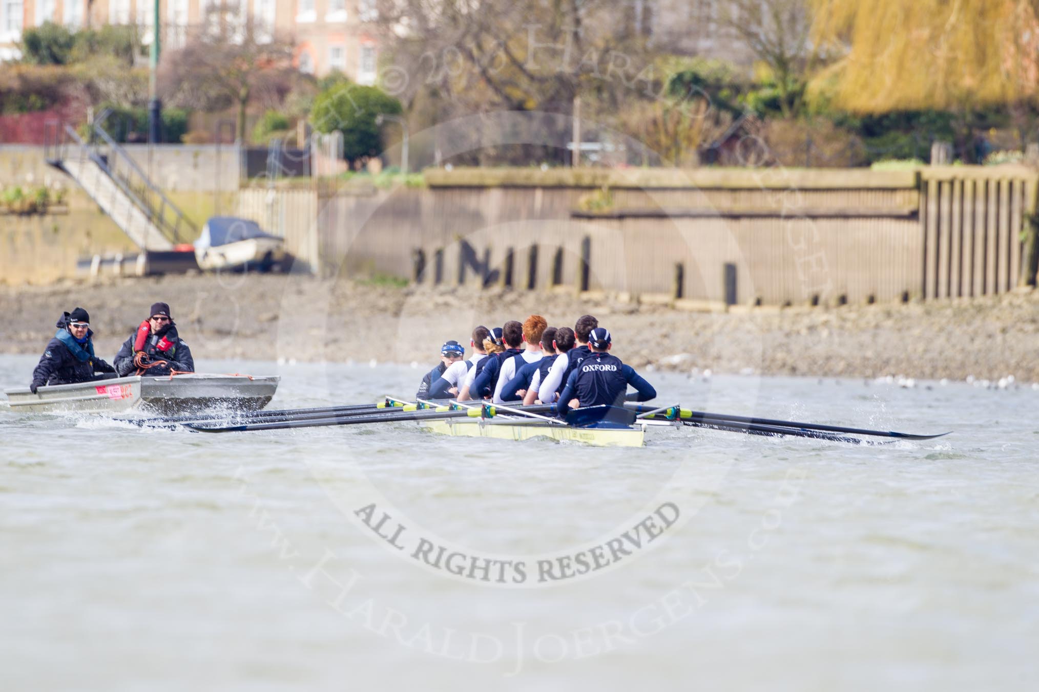 The Boat Race season 2013 -  Tideway Week (Friday) and press conferences.
River Thames,
London SW15,

United Kingdom,
on 29 March 2013 at 11:08, image #69