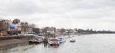 The Boat Race 2013: "Which Blue are you"-billboard by Boat Race sponsor BNY Mellon near Putney Pier, hours before the start of the 2013 Boat Race..
Putney,
London SW15,

United Kingdom,
on 31 March 2013 at 11:29, image #19