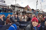 The Boat Race 2013: Media- and public attention on Putney Embankment and the boathouses at the "toss for stations" before the 2013 Boat Race..
Putney,
London SW15,

United Kingdom,
on 31 March 2013 at 14:38, image #87