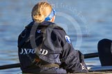 The Boat Race season 2014 - Women's Trial VIIIs (OUWBC, Oxford): Boudicca: Cox Erin Wysocki-Jones..
River Thames between Putney Bridge and Mortlake,
London SW15,

United Kingdom,
on 19 December 2013 at 12:30, image #8