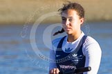 The Boat Race season 2014 - Women's Trial VIIIs (OUWBC, Oxford): Cleopatra: 3 Isabelle Evans..
River Thames between Putney Bridge and Mortlake,
London SW15,

United Kingdom,
on 19 December 2013 at 12:32, image #20
