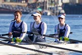 The Boat Race season 2014 - Women's Trial VIIIs (OUWBC, Oxford): Cleopatra: 3 Isabelle Evans, 2 Chloe Farrar, Bow Elizabeth Fenje..
River Thames between Putney Bridge and Mortlake,
London SW15,

United Kingdom,
on 19 December 2013 at 12:36, image #33