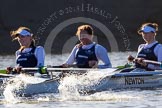 The Boat Race season 2014 - Women's Trial VIIIs (OUWBC, Oxford): Cleopatra: 4 Hannah Ledbury, 3 Isabelle Evans, 2 Chloe Farrar..
River Thames between Putney Bridge and Mortlake,
London SW15,

United Kingdom,
on 19 December 2013 at 13:01, image #211