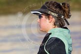 The Boat Race season 2014 - Women's Trial VIIIs(CUWBC, Cambridge): Wink Wink: Stroke Melissa Wilson..
River Thames between Putney Bridge and Mortlake,
London SW15,

United Kingdom,
on 19 December 2013 at 13:48, image #279