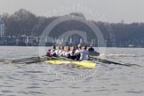 The Boat Race season 2014 - fixture OUWBC vs Molesey BC: The OUWBC Eight, with coach Christine Wilson on the tin boat behind..




on 01 March 2014 at 12:26, image #29
