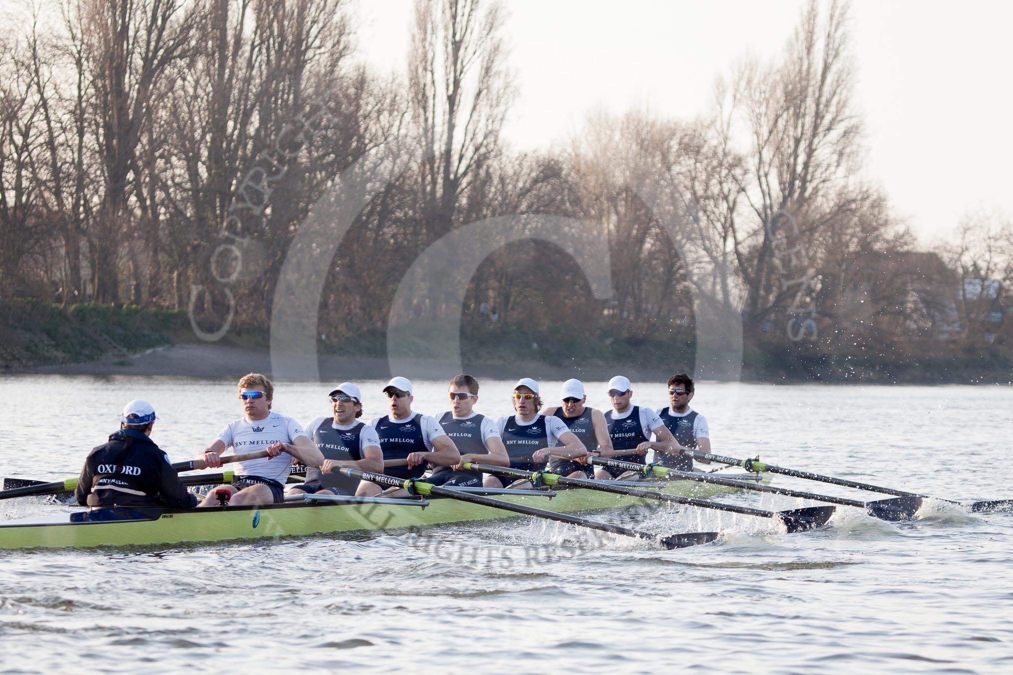 The Boat Race season 2014 - fixture OUBC vs German U23: The OUBC boat..
River Thames between Putney Bridge and Chiswick Bridge,



on 08 March 2014 at 16:47, image #61