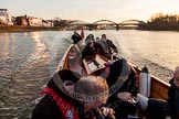 The Boat Race season 2014 - fixture OUBC vs German U23: The press launch on the way back to Putney..
River Thames between Putney Bridge and Chiswick Bridge,



on 08 March 2014 at 17:21, image #285