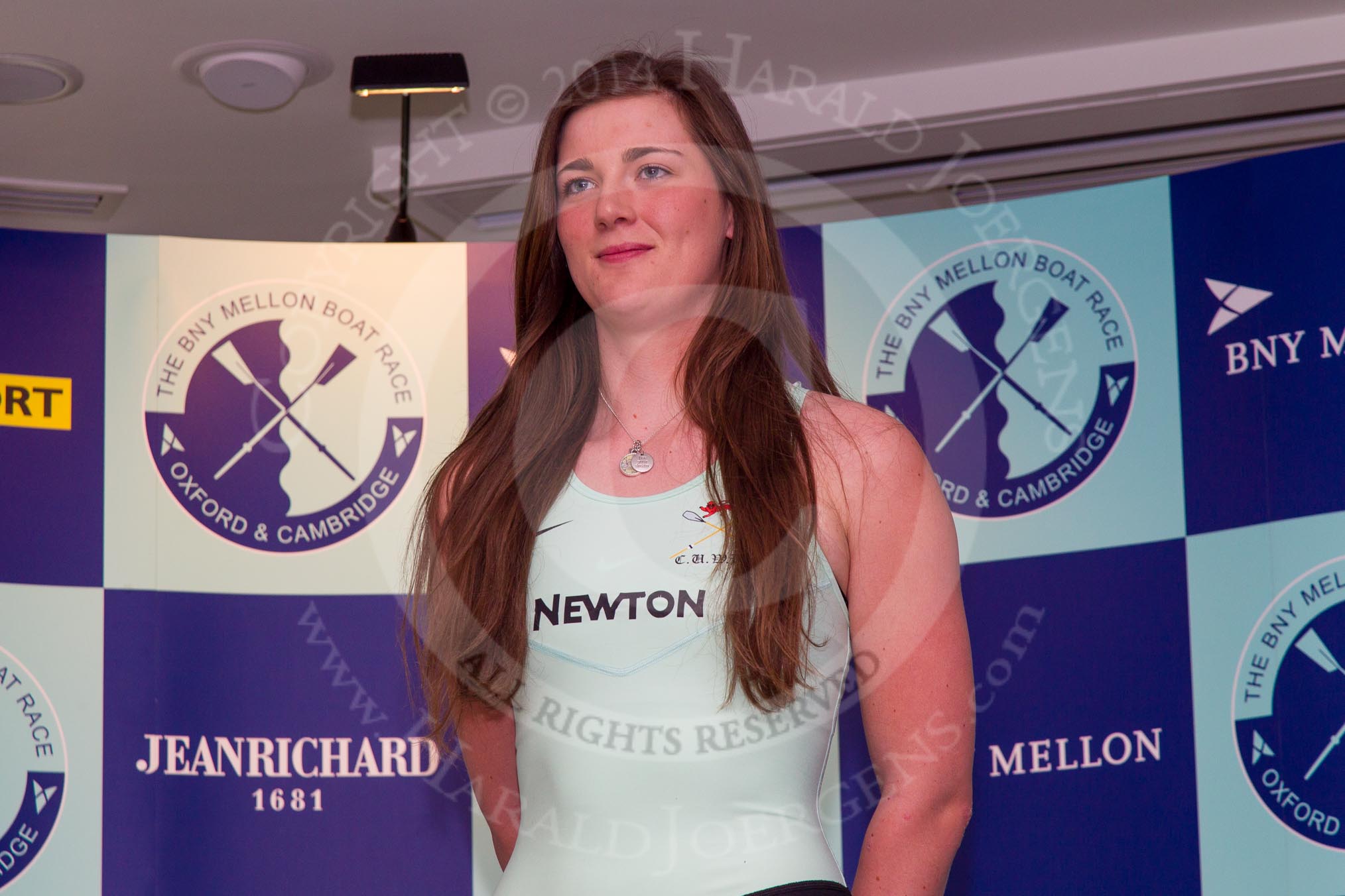 The Boat Race season 2014 - Crew Announcement and Weigh In: The 2014 Women's Boat Race crews: Cambridge 2 seat Kate Ashley - 75kg..
BNY Mellon Centre,
London EC4V 4LA,
London,
United Kingdom,
on 10 March 2014 at 11:45, image #18