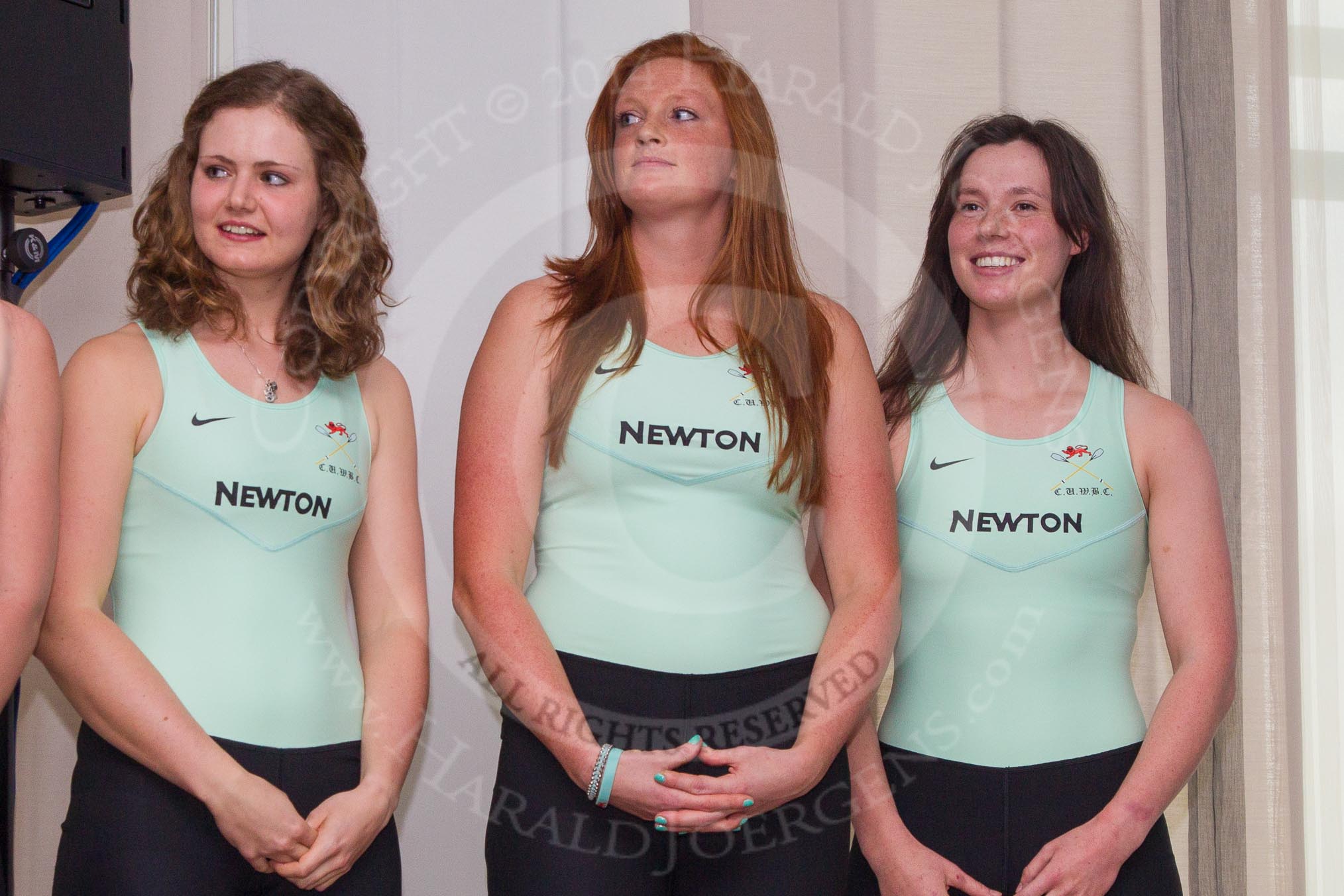 The Boat Race season 2014 - Crew Announcement and Weigh In: Holly Game, Isabella Vyvyan and Catherine Foot..
BNY Mellon Centre,
London EC4V 4LA,
London,
United Kingdom,
on 10 March 2014 at 11:48, image #38