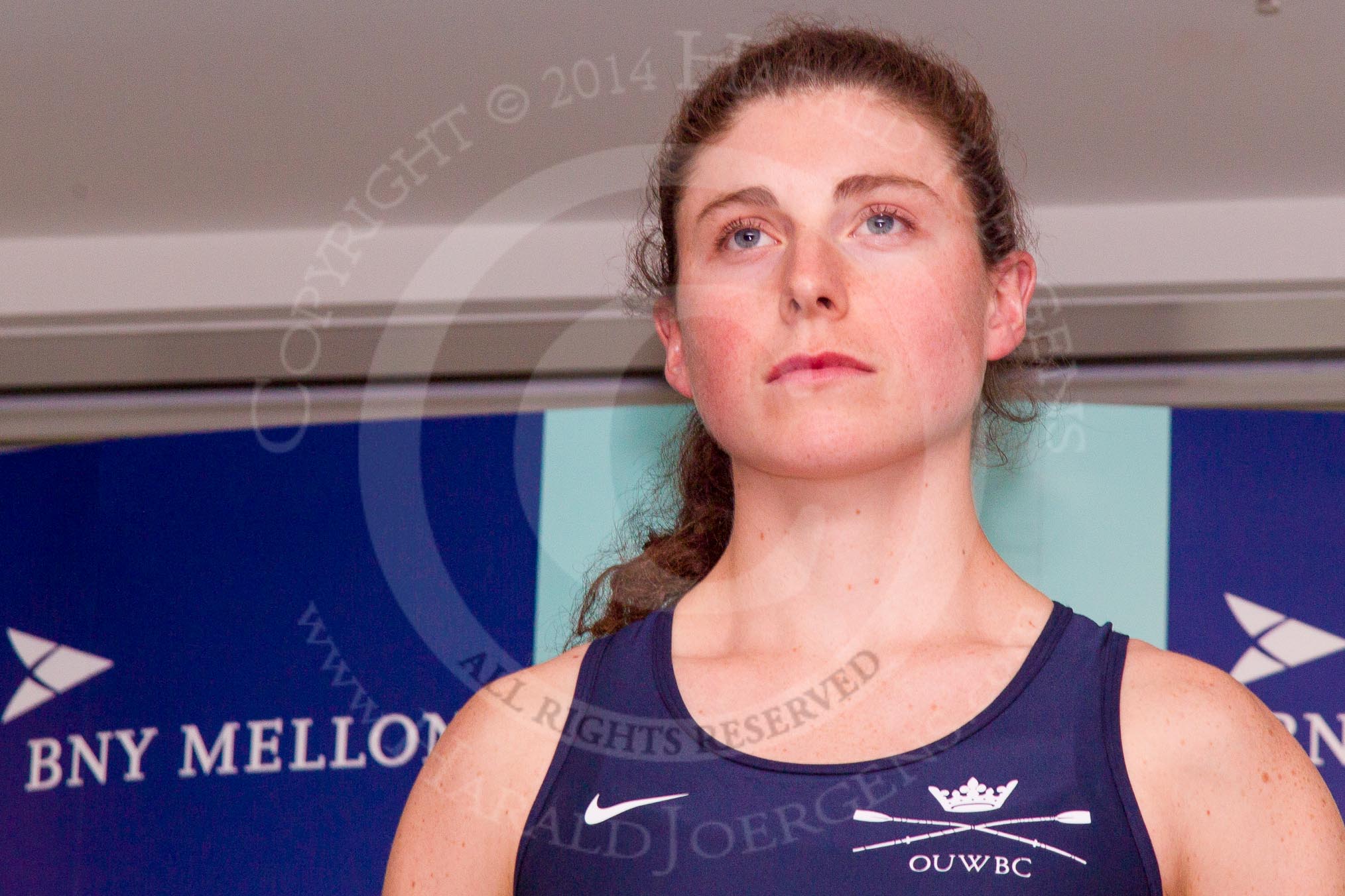 The Boat Race season 2014 - Crew Announcement and Weigh In: The 2014 Women's Boat Race crews: Oxford stroke Laura Savarese - 73.6kg..
BNY Mellon Centre,
London EC4V 4LA,
London,
United Kingdom,
on 10 March 2014 at 11:50, image #51