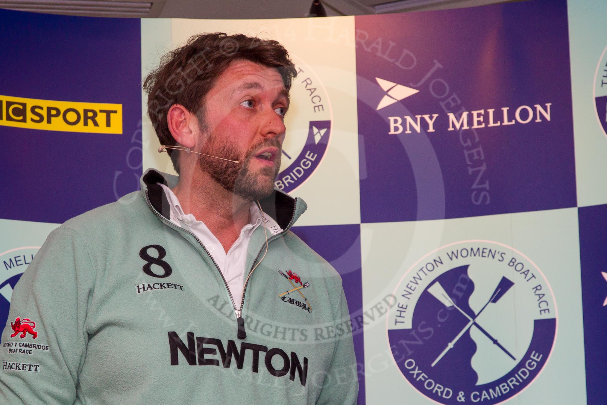 The Boat Race season 2014 - Crew Announcement and Weigh In: The 2014 Women's Boat Race coaches: Rob Baker, Cambridge..
BNY Mellon Centre,
London EC4V 4LA,
London,
United Kingdom,
on 10 March 2014 at 11:53, image #66