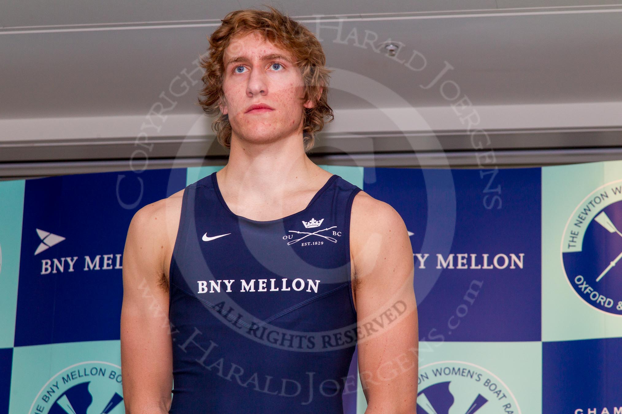 The Boat Race season 2014 - Crew Announcement and Weigh In: The 2014 Boat Race crews: Oxford 4 seat Thomas Swartz, 81.2kg..
BNY Mellon Centre,
London EC4V 4LA,
London,
United Kingdom,
on 10 March 2014 at 12:01, image #91