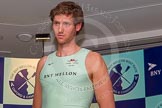 The Boat Race season 2014 - Crew Announcement and Weigh In: The 2014 Boat Race crews: Cambridge stroke Henry Hoffstot - 89.6kg..
BNY Mellon Centre,
London EC4V 4LA,
London,
United Kingdom,
on 10 March 2014 at 12:05, image #114