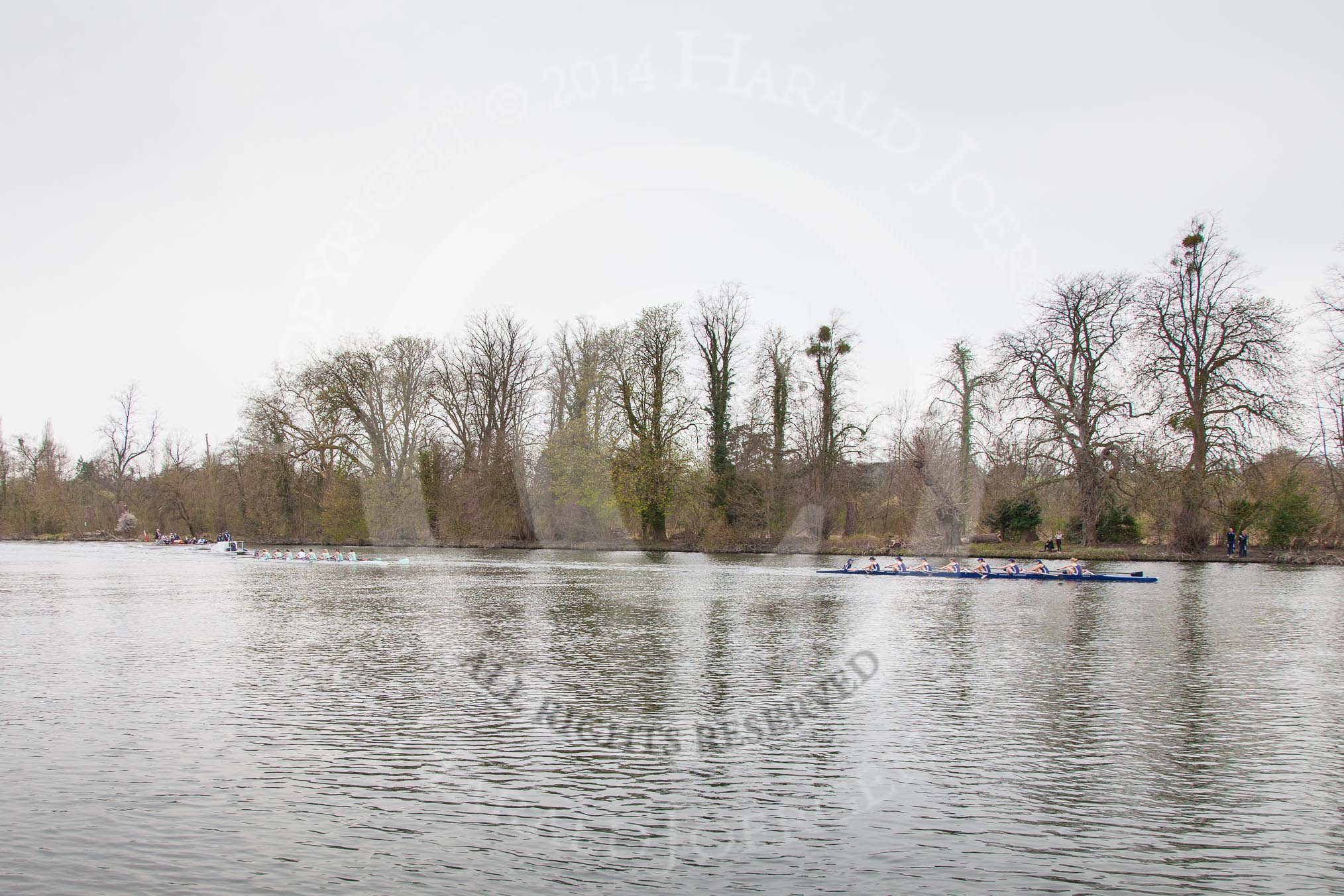 The Women's Boat Race and Henley Boat Races 2014: The Lightweight Women's Boat Race - the OUWLRC is now leading the CUWBC Lightweights by over a length..
River Thames,
Henley-on-Thames,
Buckinghamshire,
United Kingdom,
on 30 March 2014 at 14:49, image #228