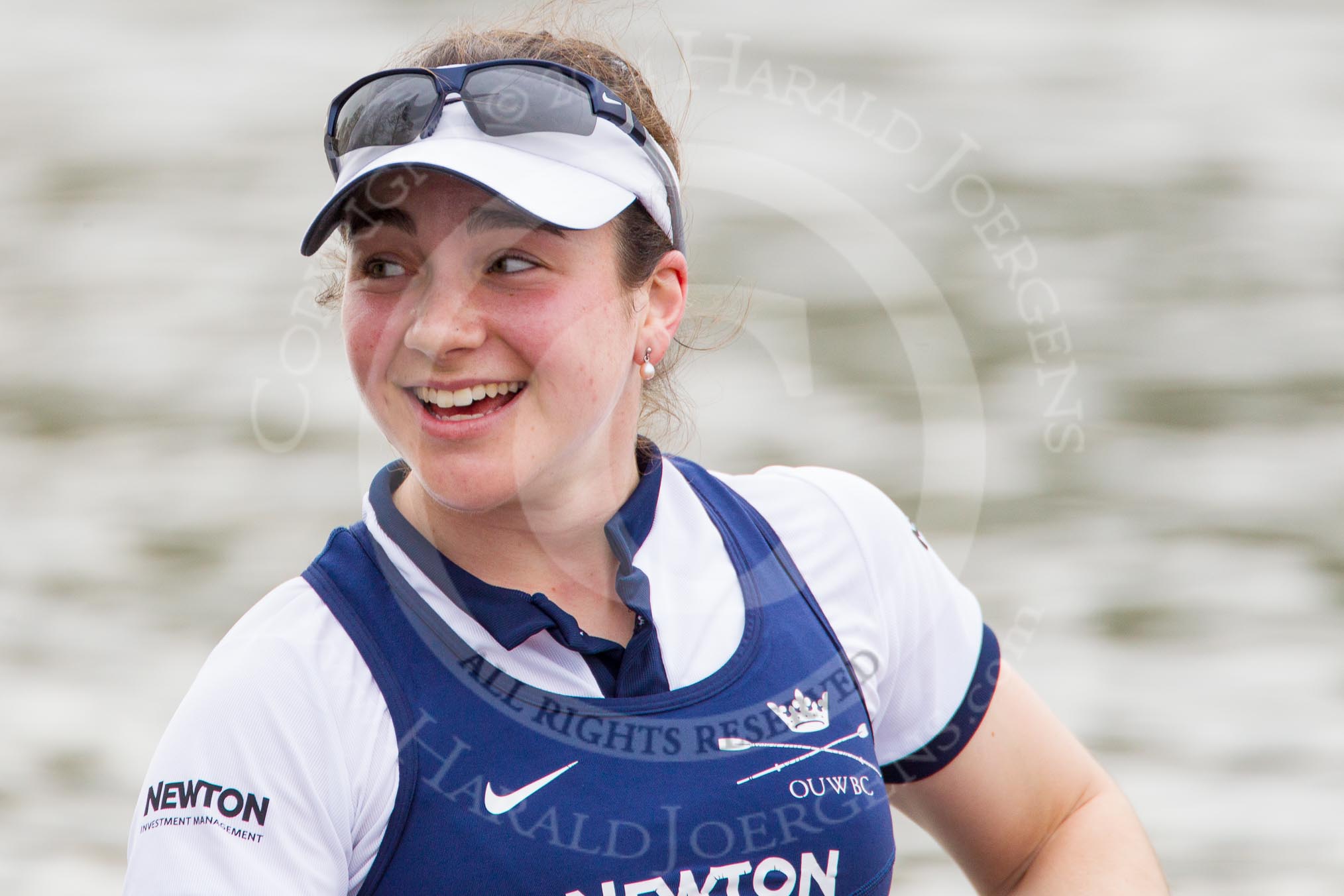 The Women's Boat Race and Henley Boat Races 2014: After winning the Newton Women's Boat Race, the Oxford crew is rowing back to Henley. In the bow seat of the Oxford boat Elizabeth Fenje..
River Thames,
Henley-on-Thames,
Buckinghamshire,
United Kingdom,
on 30 March 2014 at 15:21, image #330