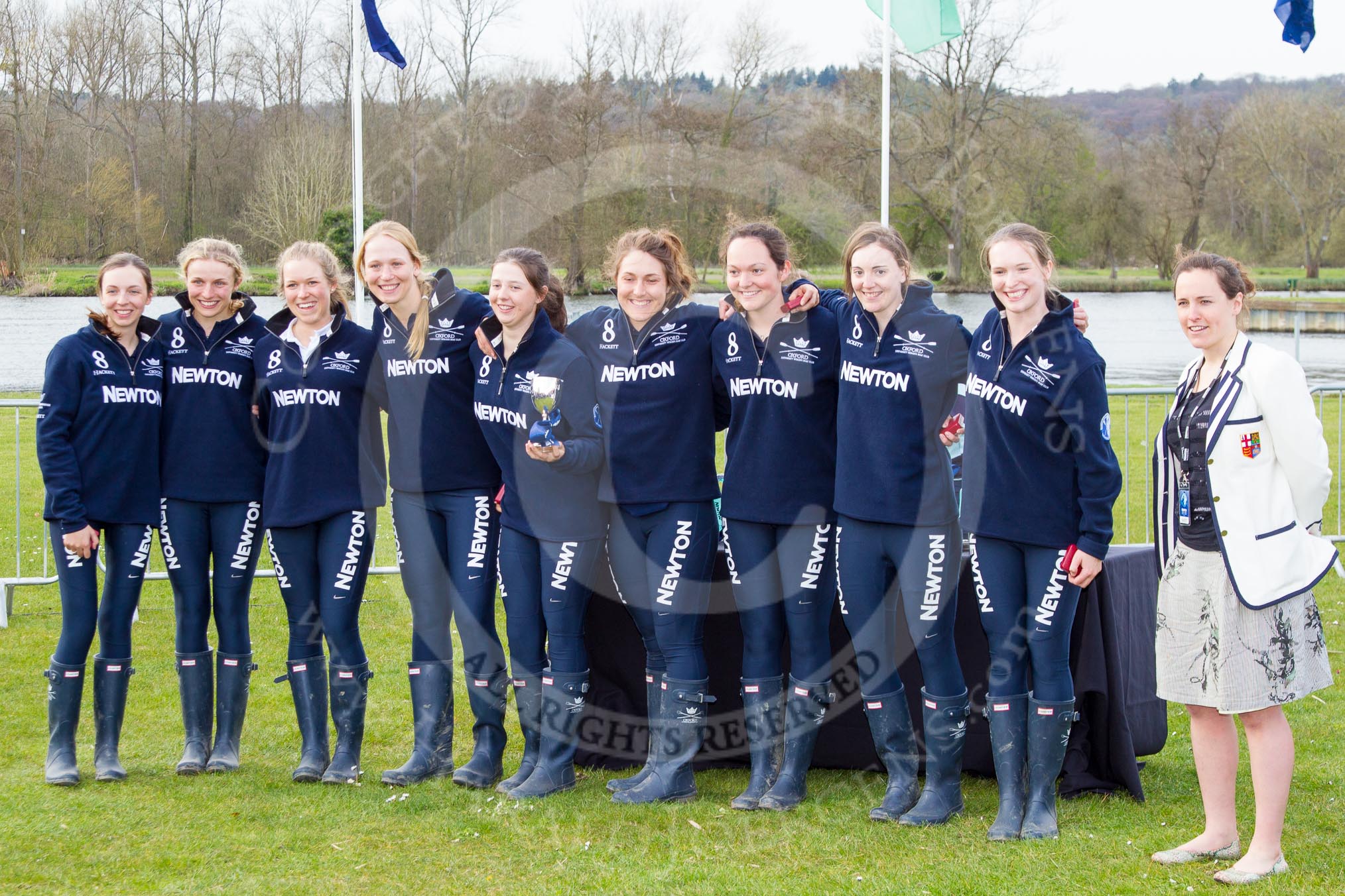 The Women's Boat Race and Henley Boat Races 2014.
River Thames,
Henley-on-Thames,
Buckinghamshire,
United Kingdom,
on 30 March 2014 at 16:52, image #480