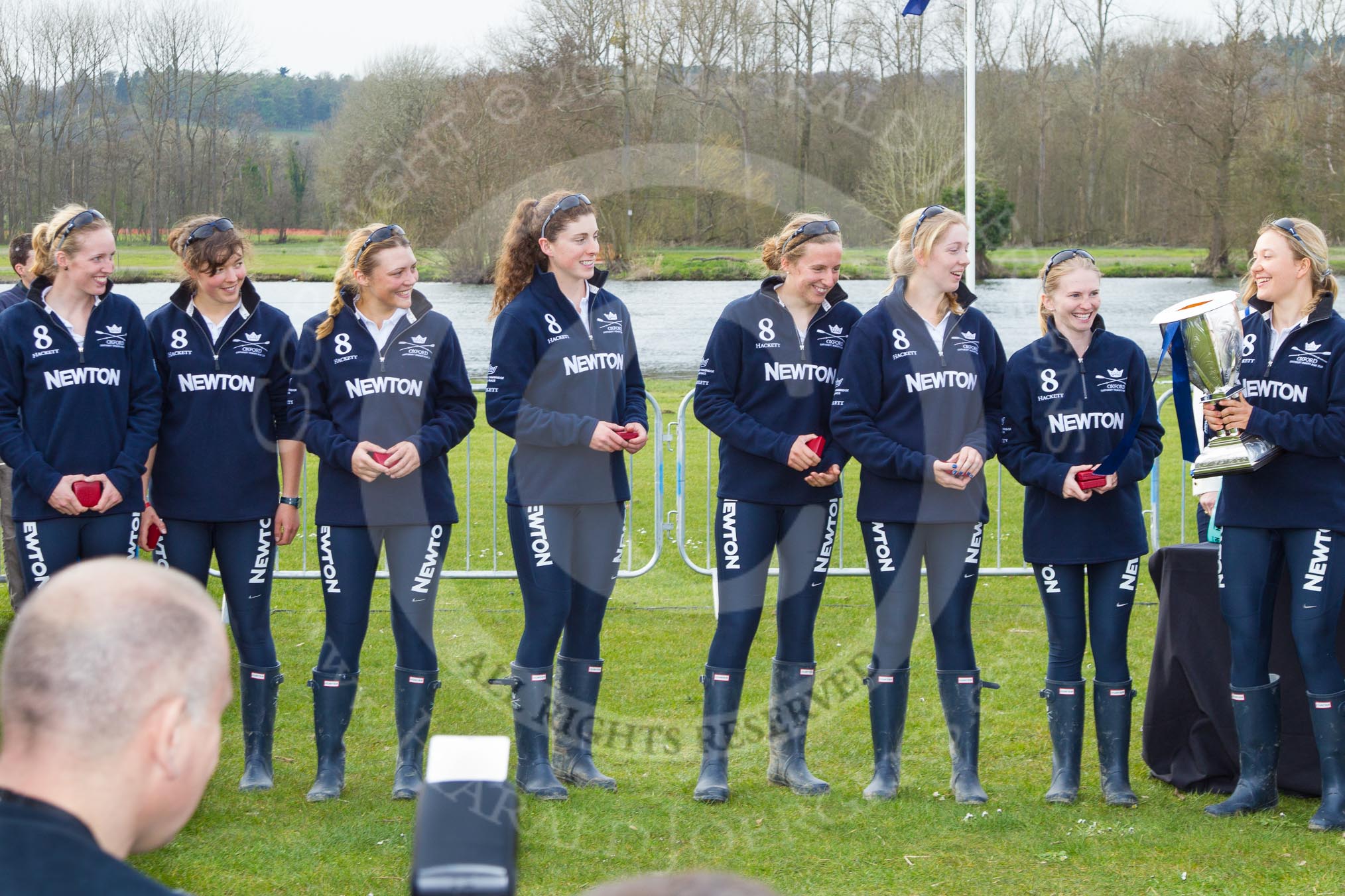 The Women's Boat Race and Henley Boat Races 2014.
River Thames,
Henley-on-Thames,
Buckinghamshire,
United Kingdom,
on 30 March 2014 at 16:55, image #496