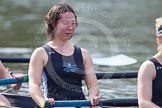 The Women's Boat Race and Henley Boat Races 2014: The Intercollegiate Women 's Race, in the Wadham College boat 5 seat Canna Whyte..
River Thames,
Henley-on-Thames,
Buckinghamshire,
United Kingdom,
on 30 March 2014 at 13:39, image #66