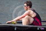 The Women's Boat Race and Henley Boat Races 2014: The Intercollegiate men's race. In the Downing College (Cambridge) boat in the 2 seat Thomas Nickols..
River Thames,
Henley-on-Thames,
Buckinghamshire,
United Kingdom,
on 30 March 2014 at 13:52, image #95