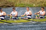 The Women's Boat Race and Henley Boat Races 2014: The Intercollegiate men's race. In the Oriel College (Oxford) boat in the 6 seat Calum Pontin, 5 Judah Rand, 4 Alec Trigger, 3 Max Lau..
River Thames,
Henley-on-Thames,
Buckinghamshire,
United Kingdom,
on 30 March 2014 at 13:52, image #104