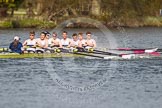 Photo 1403301353041D44781HaraldJoergens The Women's Boat Race and Henley Boat Races 2014: The Intercollegiate men's race. Downing College (Cambridge, on the right) and Oriel College (Oxford) getting close again..
River Thames,
Henley-on-Thames,
Buckinghamshire,
United Kingdom,
on 30 March 2014 at 13:52, image #112