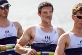 The Women's Boat Race and Henley Boat Races 2014: The Intercollegiate Men 's Race, in the Oriel College boat in the 6 seat  Calum Pontin, 7 Kelvin Jackson, and stroke Rufus Stirling..
River Thames,
Henley-on-Thames,
Buckinghamshire,
United Kingdom,
on 30 March 2014 at 14:00, image #126