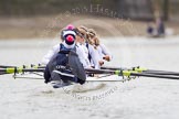 OUWBC on the way to the first race - Jennifer Ehr, Caryn Davies, Nadine Gradel Iberg, Lauren Kedar, Amber De Vere, Emily Reynolds, Shelley Pearson, Anastasia Chitty, Maxie Scheske