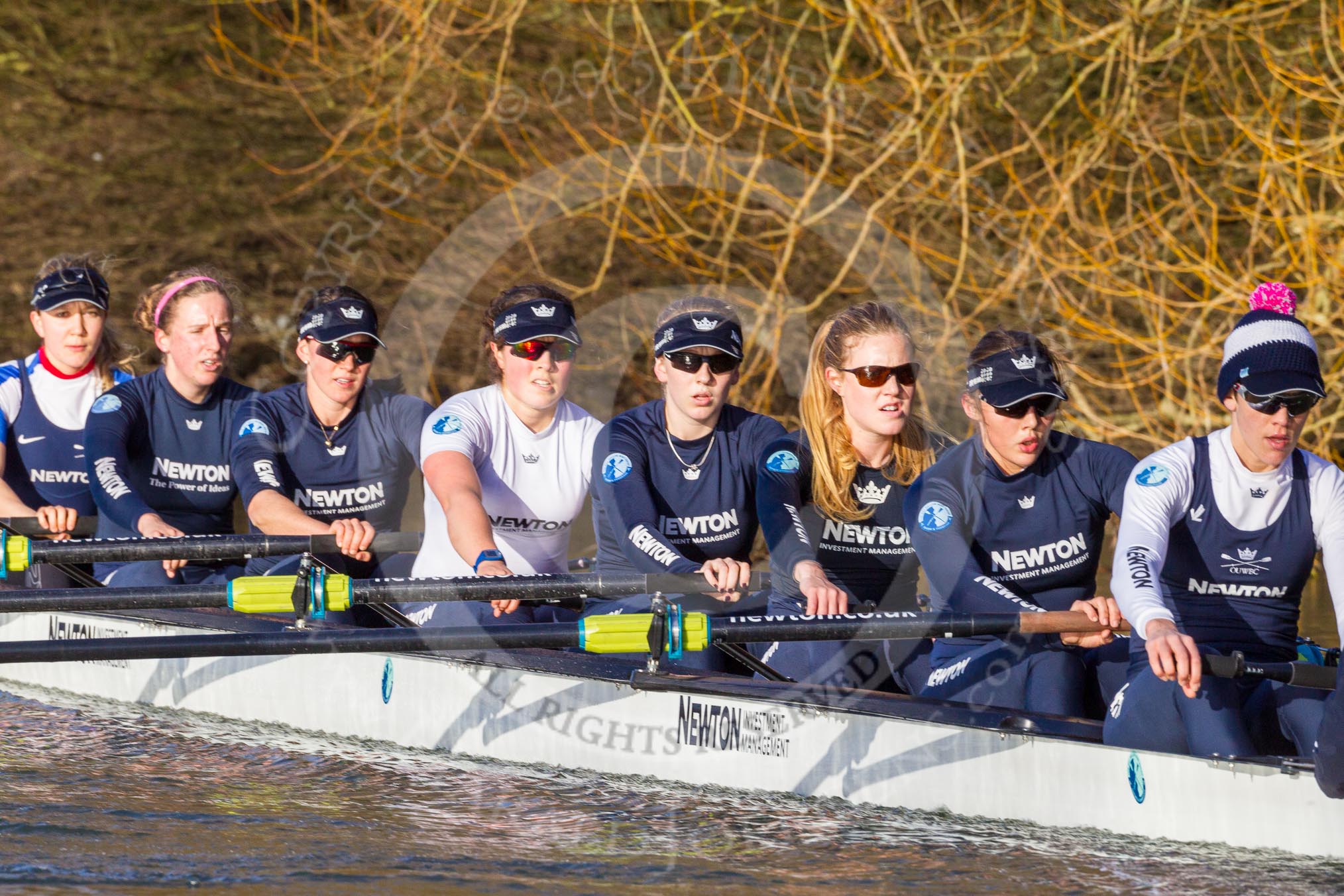 The Boat Race season 2015: OUWBC training Wallingford.

Wallingford,

United Kingdom,
on 04 March 2015 at 16:09, image #174