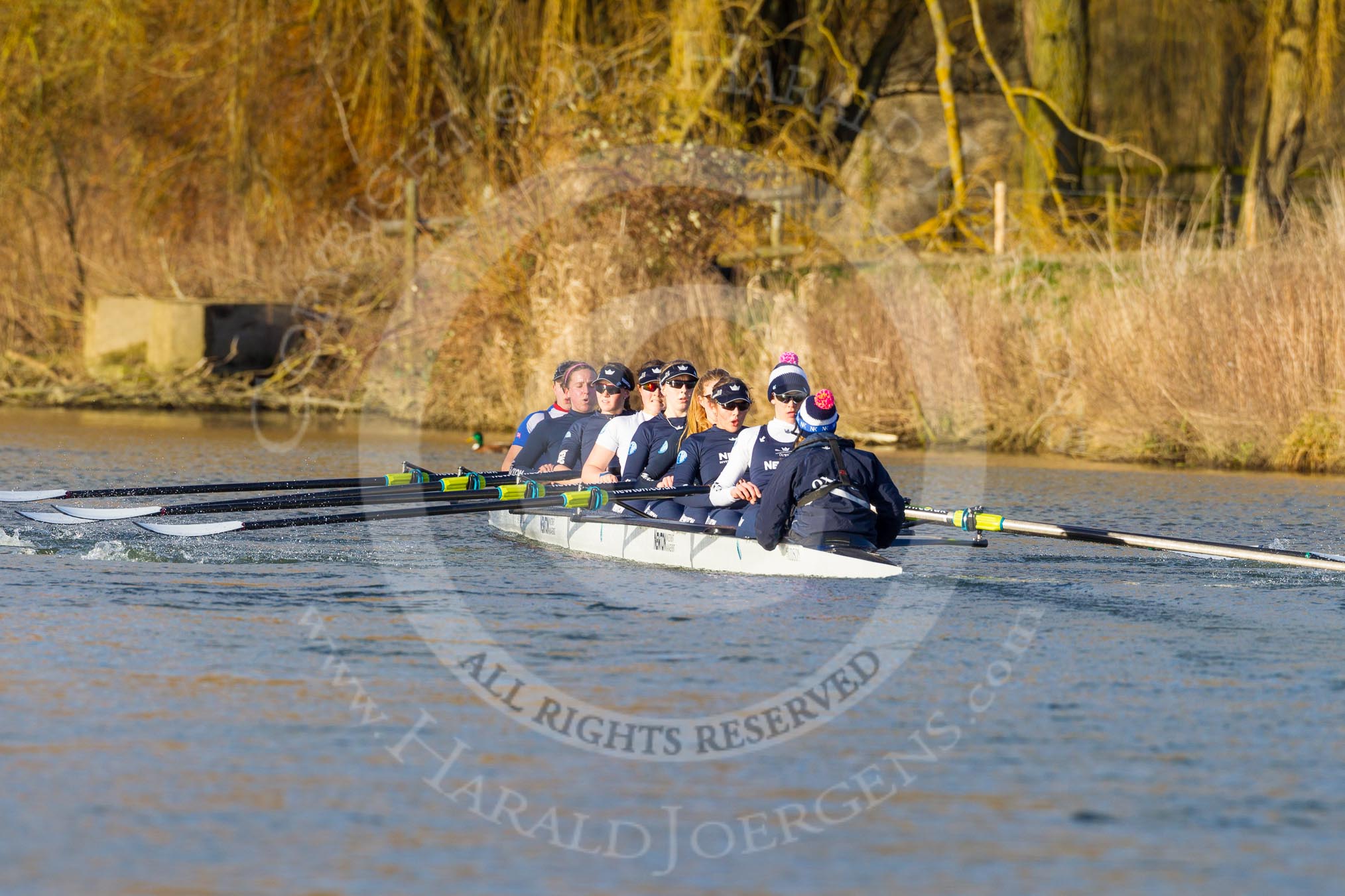 The Boat Race season 2015: OUWBC training Wallingford.

Wallingford,

United Kingdom,
on 04 March 2015 at 16:14, image #181