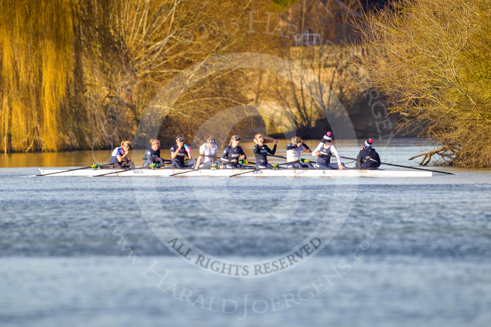The Boat Race season 2015: OUWBC training Wallingford.

Wallingford,

United Kingdom,
on 04 March 2015 at 16:15, image #182