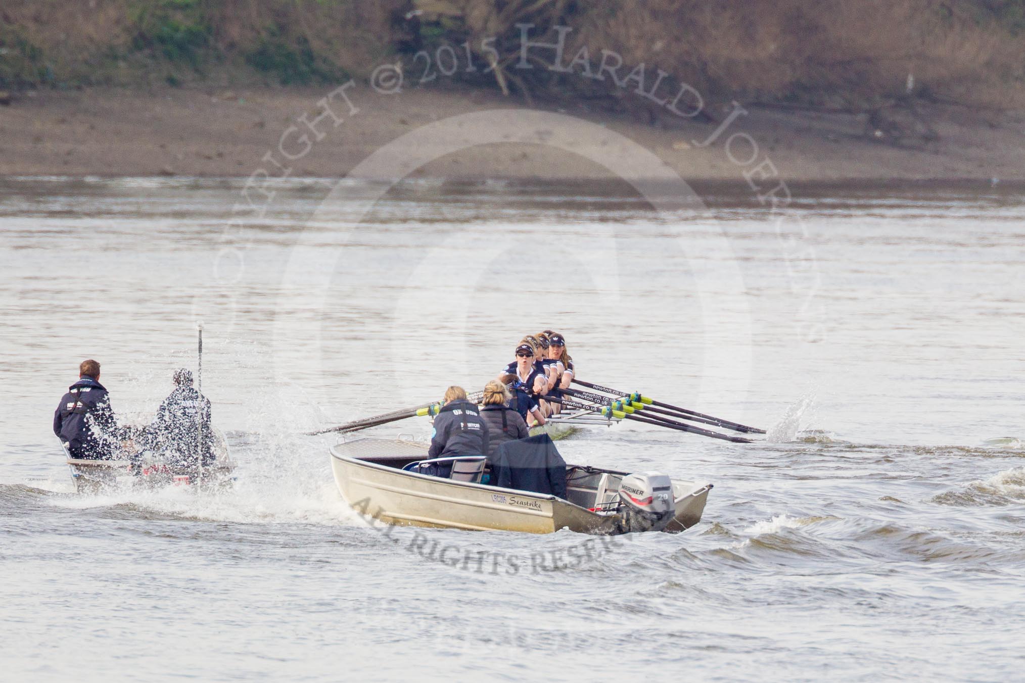The Boat Race season 2015 - Newton Women's Boat Race.
River Thames between Putney and Mortlake,
London,

United Kingdom,
on 10 April 2015 at 16:04, image #146