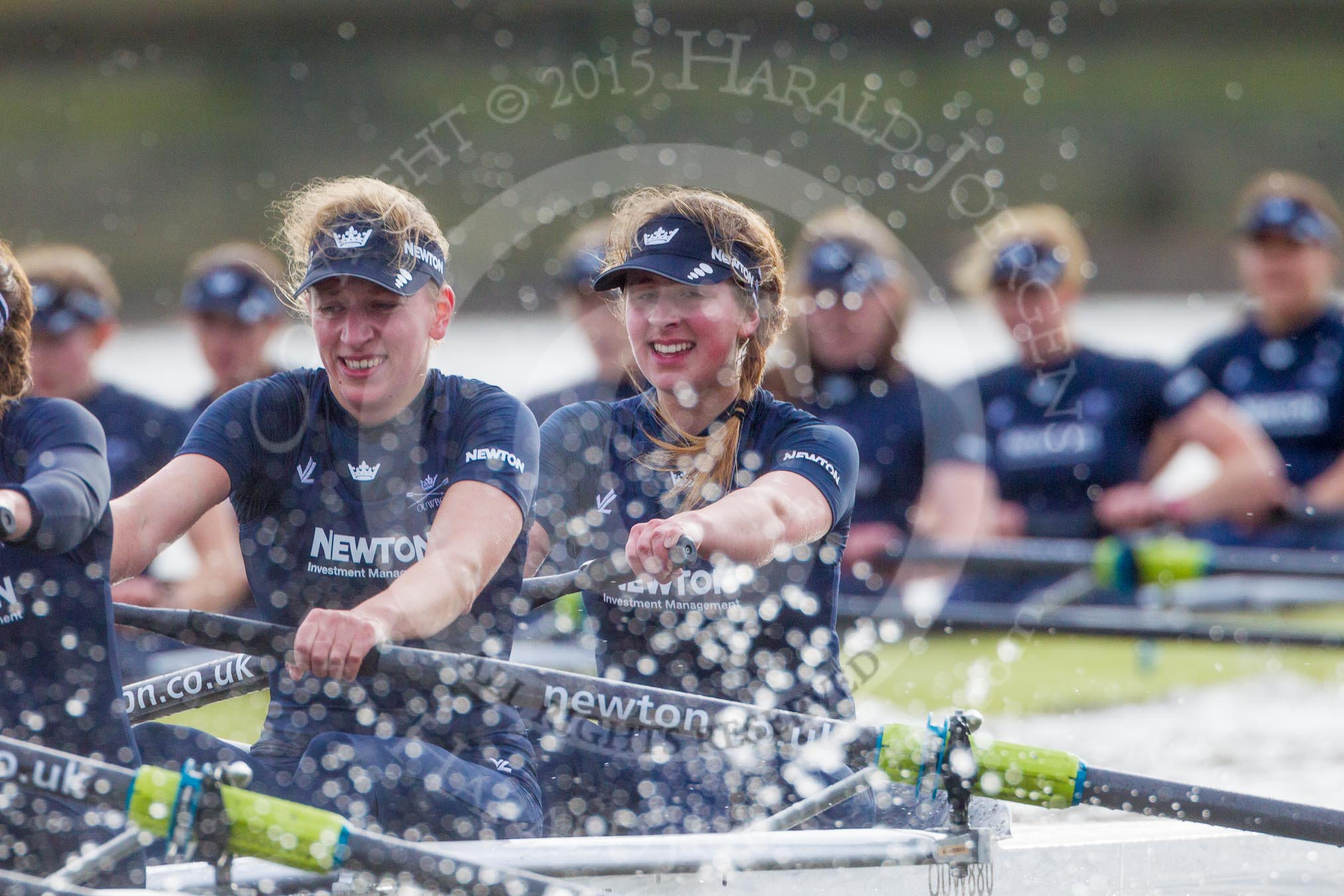The Boat Race season 2016 - Women's Boat Race Trial Eights (OUWBC, Oxford): "Scylla", here 2-Merel Lefferts, bow-Issy Dodds.
River Thames between Putney Bridge and Mortlake,
London SW15,

United Kingdom,
on 10 December 2015 at 12:32, image #273