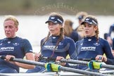 The Boat Race season 2016 - Women's Boat Race Trial Eights (OUWBC, Oxford): "Scylla", here 5-Anastasia Chitty, 4-Rebecca Te Water Naude, 3-Elettra Ardissino.
River Thames between Putney Bridge and Mortlake,
London SW15,

United Kingdom,
on 10 December 2015 at 12:33, image #277