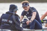 The Boat Race season 2016 - Women's Boat Race Trial Eights (OUWBC, Oxford): "Scylla", here cox-Antonia Stutter, stroke-Emma Lukasiewicz.
River Thames between Putney Bridge and Mortlake,
London SW15,

United Kingdom,
on 10 December 2015 at 12:33, image #279