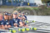 The Boat Race season 2016 - Women's Boat Race Trial Eights (OUWBC, Oxford): "Scylla" and "Charybdis" approaching Stag Brewery.
River Thames between Putney Bridge and Mortlake,
London SW15,

United Kingdom,
on 10 December 2015 at 12:36, image #314