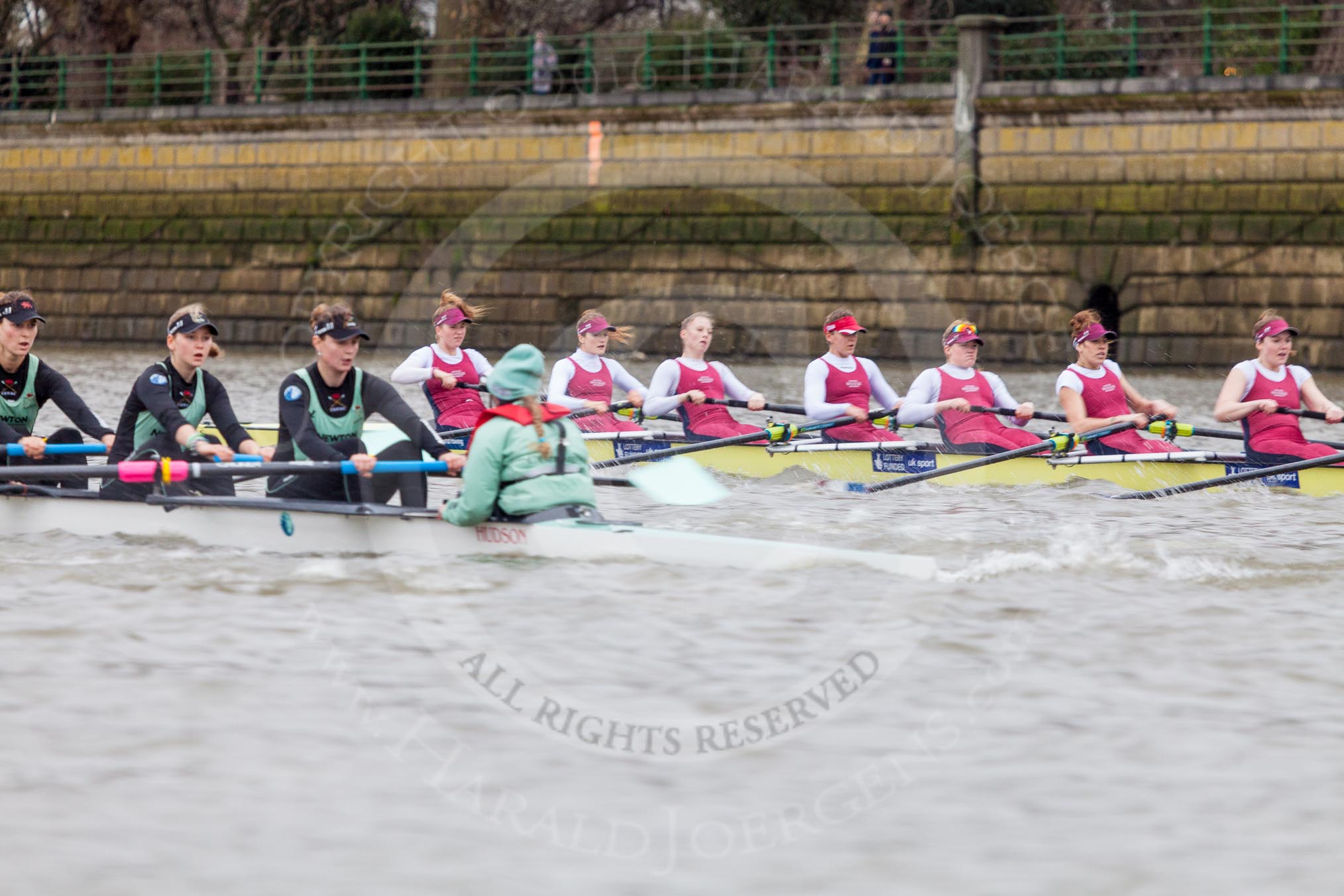 The Boat Race season 2016 - Women's Boat Race Fixture CUWBC vs OBUBC.
River Thames between Putney Bridge and Mortlake,
London SW15,

United Kingdom,
on 31 January 2016 at 16:00, image #58