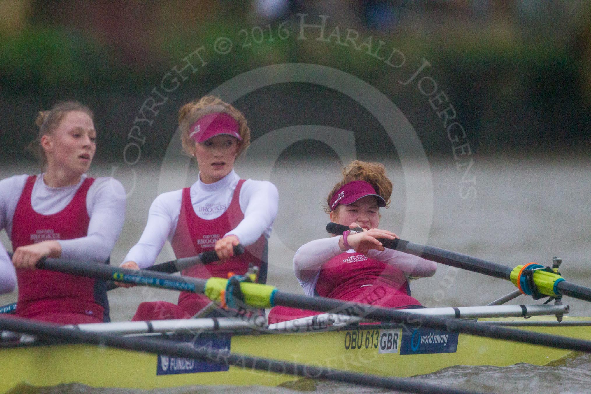 The Boat Race season 2016 - Women's Boat Race Fixture CUWBC vs OBUBC.
River Thames between Putney Bridge and Mortlake,
London SW15,

United Kingdom,
on 31 January 2016 at 16:26, image #151