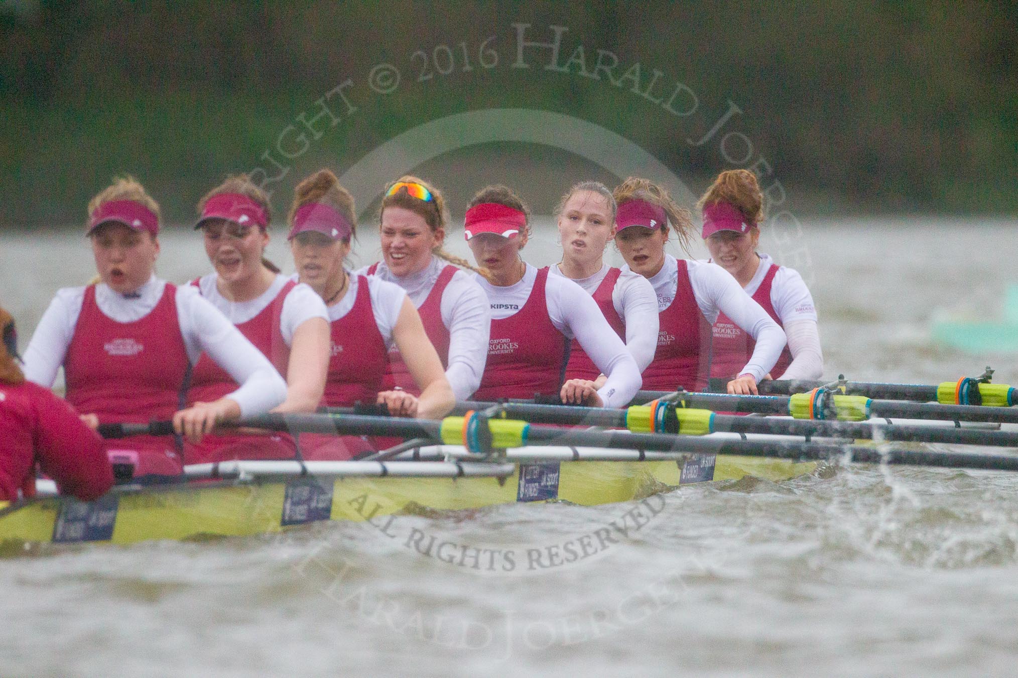 The Boat Race season 2016 - Women's Boat Race Fixture CUWBC vs OBUBC.
River Thames between Putney Bridge and Mortlake,
London SW15,

United Kingdom,
on 31 January 2016 at 16:27, image #154