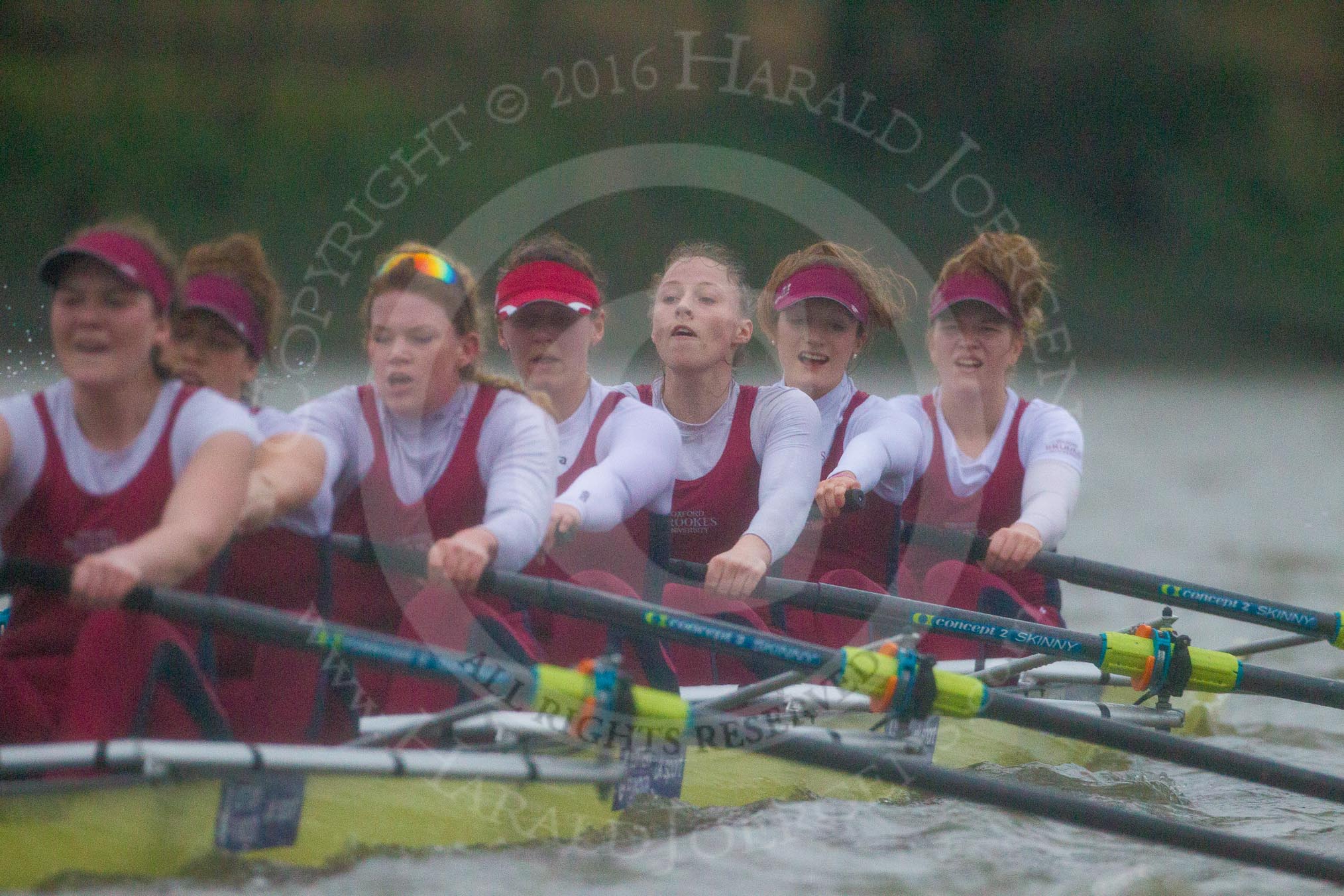 The Boat Race season 2016 - Women's Boat Race Fixture CUWBC vs OBUBC.
River Thames between Putney Bridge and Mortlake,
London SW15,

United Kingdom,
on 31 January 2016 at 16:27, image #158