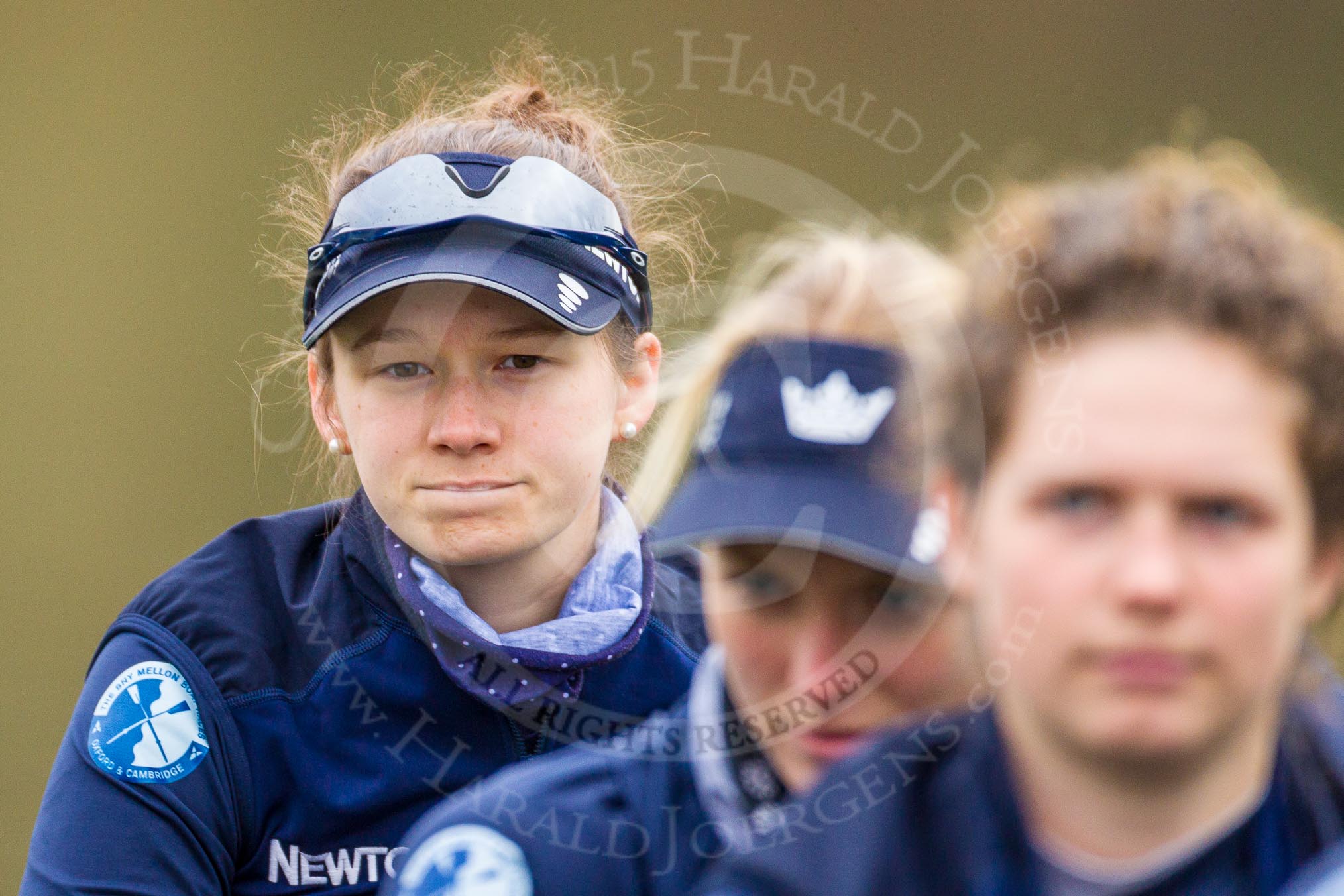 The Boat Race season 2016 - OUWBC training Wallingford: emma Lukasiewicz, bow in the OUWBC Blue Boat.
River Thames,
Wallingford,
Oxfordshire,

on 29 February 2016 at 15:48, image #58
