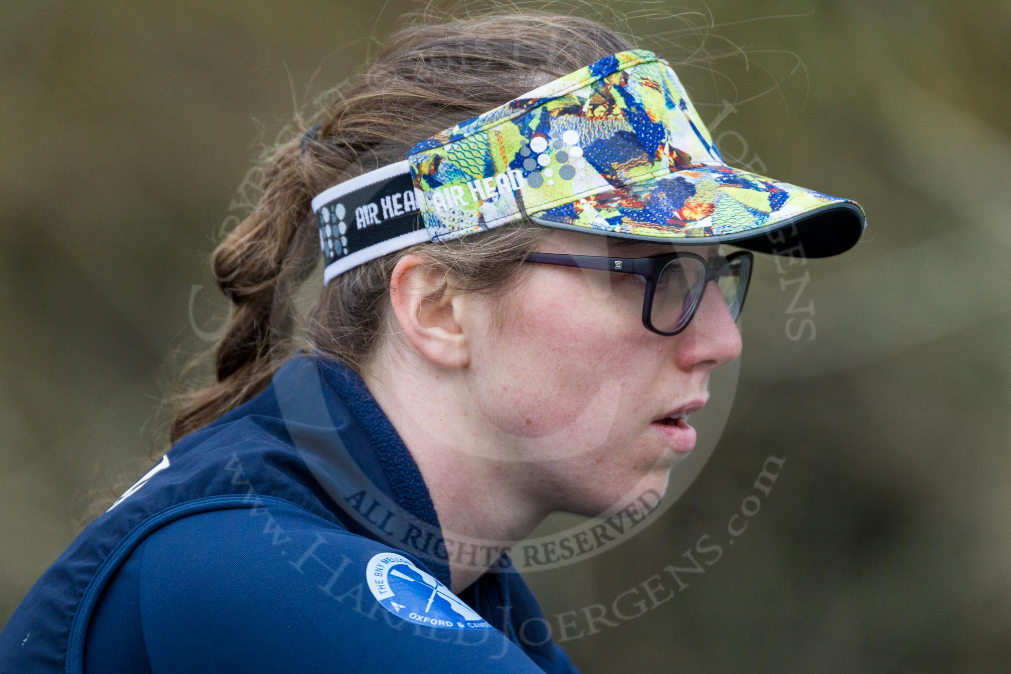 The Boat Race season 2016 - OUWBC training Wallingford: Ruth Siddorn, 4 seat in the OUWBC Blue Boat.
River Thames,
Wallingford,
Oxfordshire,

on 29 February 2016 at 16:03, image #82