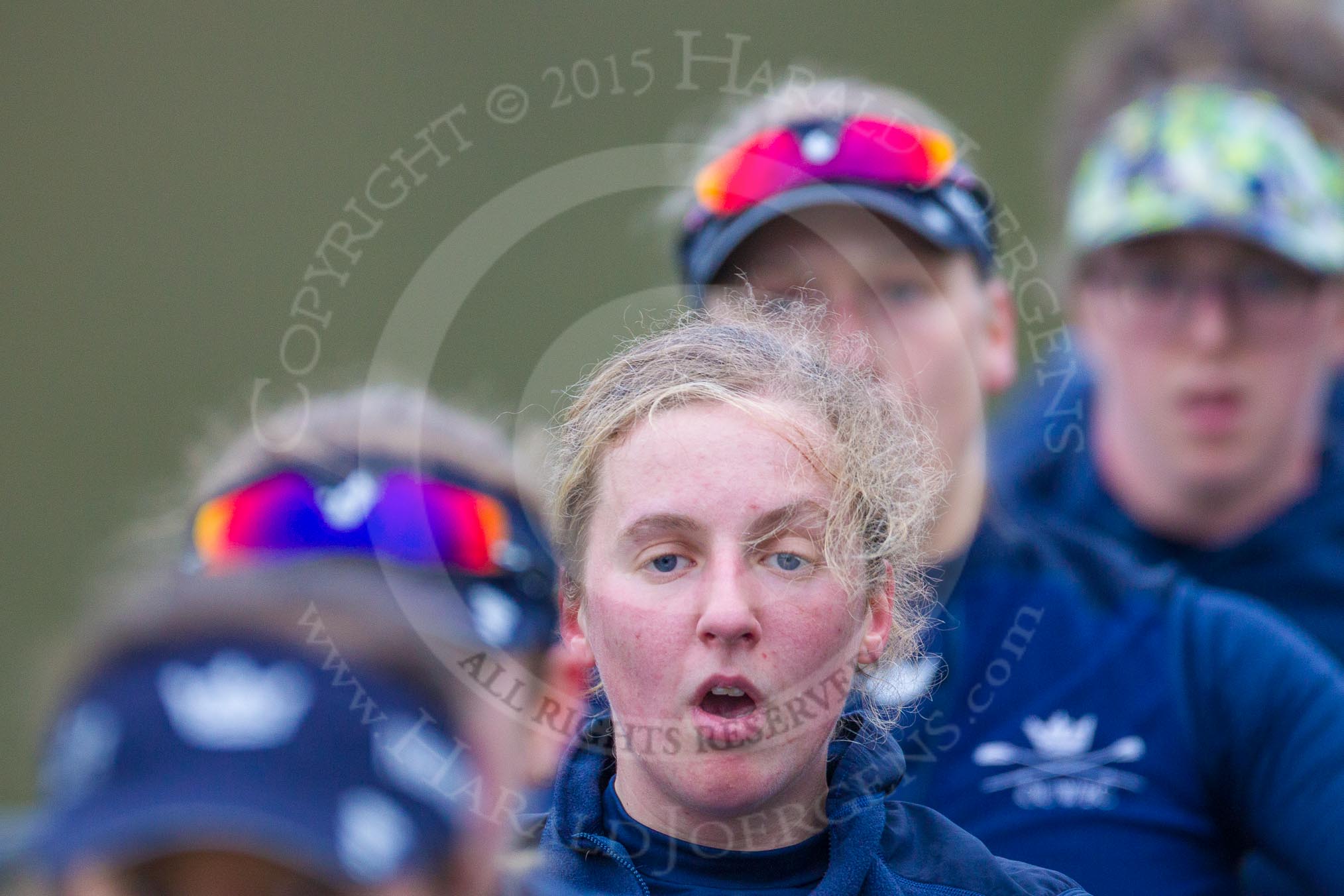 The Boat Race season 2016 - OUWBC training Wallingford: Anastasia Chitty, 6 seat in the OUWBC Blue Boat.
River Thames,
Wallingford,
Oxfordshire,

on 29 February 2016 at 16:33, image #137